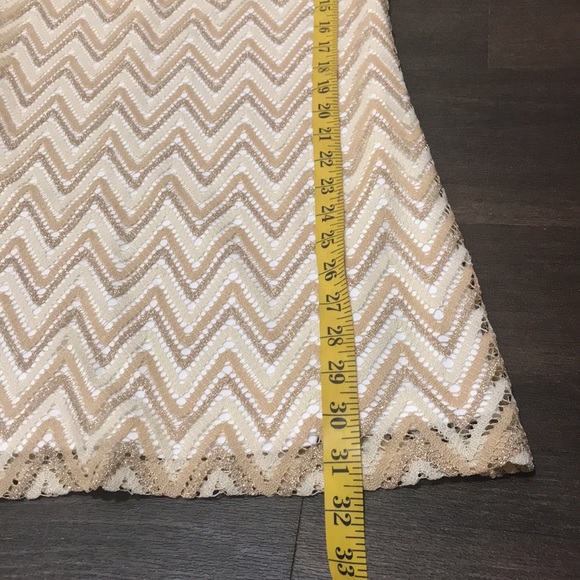 Lilly Pulitzer Gold Metallic Lace Dress Size small - Picture 5 of 10